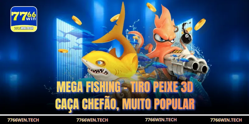 mega fishing tiro peixe 3d caa chefao muito popular